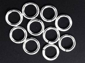 Locking Jump Rings, 10mm Sterling {Pack of 3}