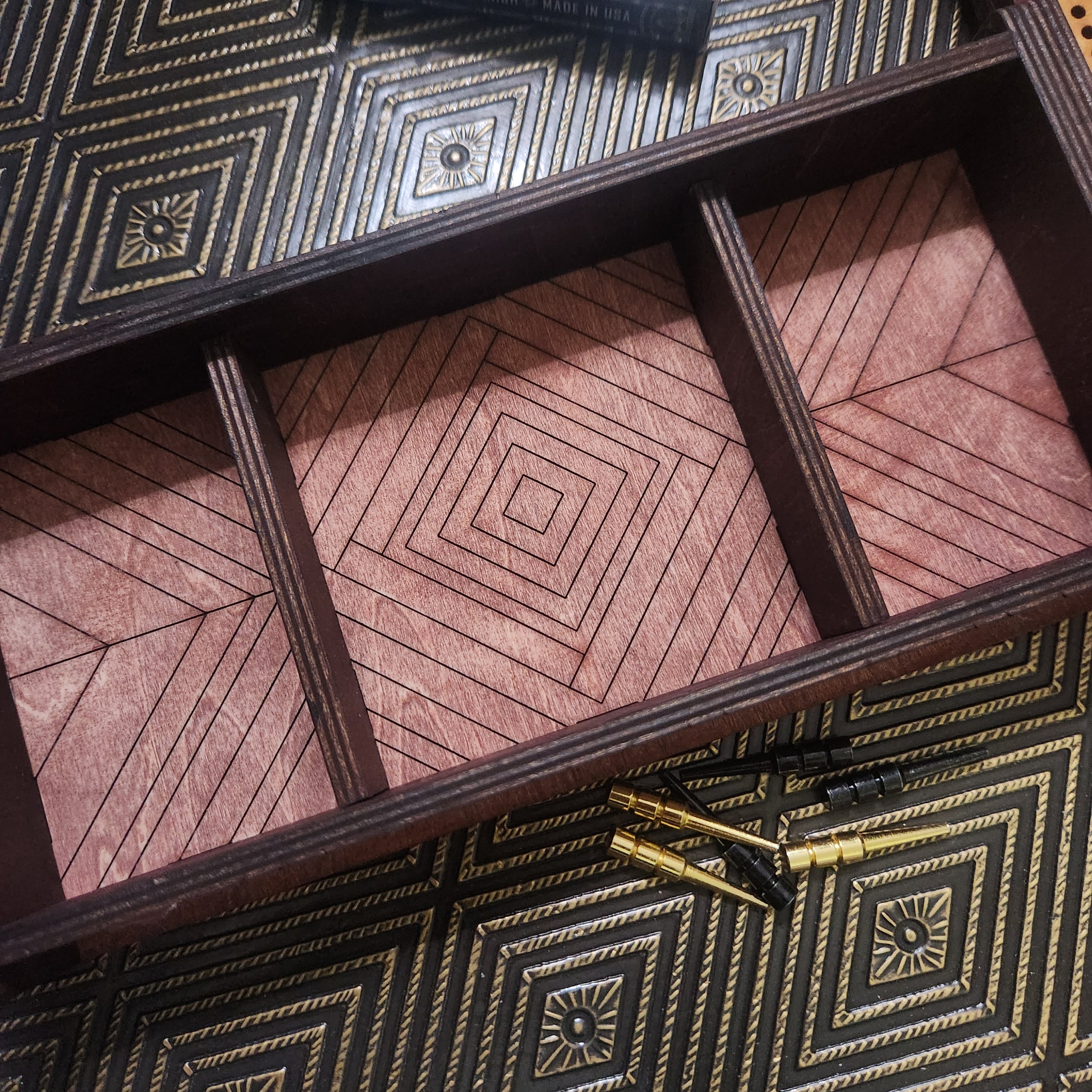 THE HEIRLOOM  CRIBBAGE GAME SET with STORAGE BOX -  Teak, Oak and Walnut Stains - from THE NAVARRI GAME COLLECTION