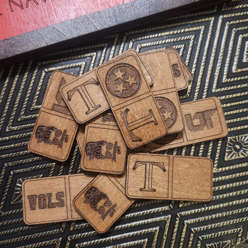 HERITAGE DOMINO GAME SET, TENNESSEE FOOTBALL EDITION