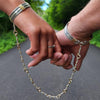 SIMPLE BABYLON CUFF, TRADITIONAL CLASP, Sterling or 14K Gold Filled