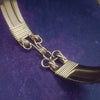 SIMPLE BABYLON 14K Yellow Gold Filled Locking Submissive Collar