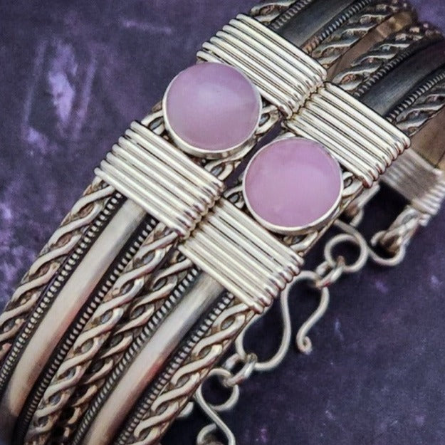 Bold, dramatic and luxurious, these bracelets are from our BABYLON Collection. Babylonian jewelry was not only a way to add style but also represented wealth, status, and spiritual reverence. An exquisite craft, attention to detail, and artistic prowess left a permanent impression in the world of ancient jewelry.