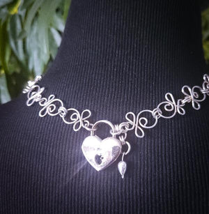 KITTEN BELL, MEDIEVAL CELTIC KITTEN with Handcrafted Sterling Chain {Two Available, Ships Quickly}