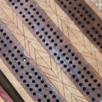 THE HERITAGE CRIBBAGE GAME SET with STORAGE BOX From THE NAVARRI GAME COLLECTION