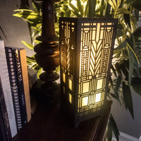 DOMARA-11in LAMP, WALNUT STAIN by Studio Navarri 1