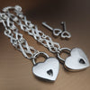 EMBRACE Submissive LOCKING BRACELETS or ANKLETS {Choice of Silver, Gold or Rose Gold}
