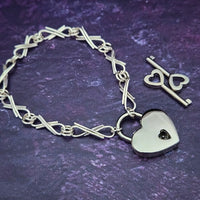 EMBRACE Submissive LOCKING BRACELETS or ANKLETS {Choice of Silver, Gold or Rose Gold}