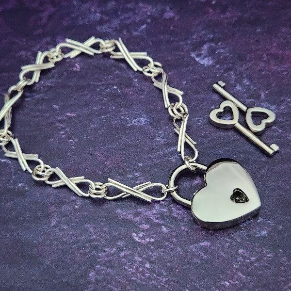 EMBRACE Submissive LOCKING BRACELETS or ANKLETS {Choice of Silver, Gold or Rose Gold}