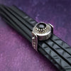ONE OF A KIND  Two in One Reversible Flip Ring  Change your mind. Change your mood. Completely handcrafted. The design spins, so just flip it around for a different look.  SIDE ONE: Sterling silver Celtic tryptic knot  SIDE TWO: Sterling Silver with Black Onyx set into filigree bezel. By My Secret Heart Studios