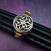 FLIP RING, Witches Moon & Celtic Medallion {One of A Kind}