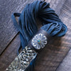 This limited edition Flogger, the Celtic Shield, is graced with a striking black and silver medallion full of mystic and heritage, showcasing a Celtic Shield and set with a Black Opal. For the 2023 holidays, only 7 of these have been created! Hurry and get yours now. Ready To Ship!