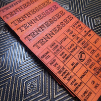 FOOTBALL BINGO GAME BOX - Tennessee Edition