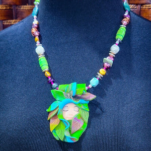 Ready To Ship FOREST FAIRY DOLCE' {One of A Kind Artisan Necklace}