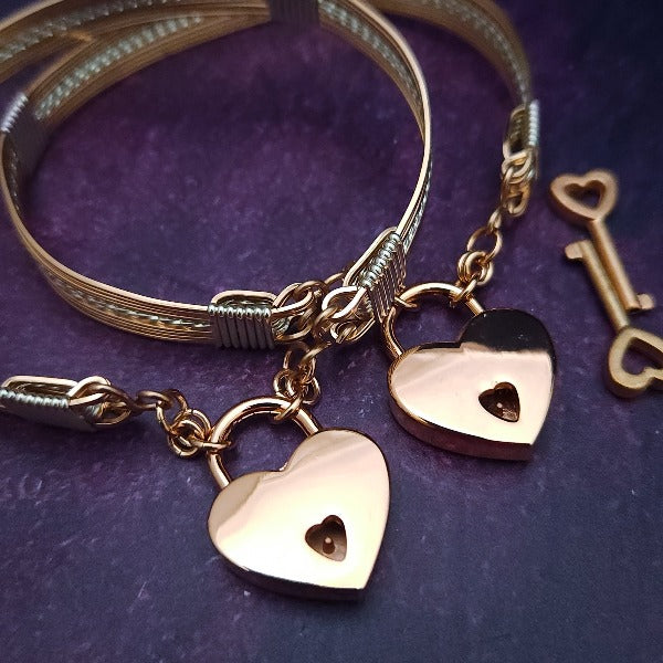 Our GODIVA bracelets are big, bold and dramatic, yet timeless and classic. Precious metals of Rose Gold and Sterling Silver embrace to create a seductive design that's big, bold and dramatic, yet is beautifully classic and timeless. By My Secret Heart Studios