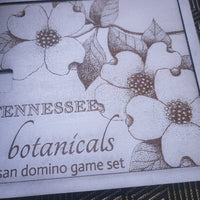 HERITAGE DOMINO GAME SET, TENNESSEE BOTANICALS EDITION