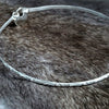 The 'INFATUATION' collection of submissive jewelry is sweetly feminine. Delicate with a soft flowing design that's perfect for todays sub, yet has a medieval touch to it. This submissive locking collar is hand crafted in a romantic floral pattern of solid sterling silver. A beautiful symbol of commitment or wedding gift.