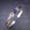 PRE-ORDER ~ Infinity Classic Cuff, Amethyst and Sterling