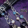SOLD - KITTEN BELL, QUEEN DIVA, Sterling, Aquamarine, Amethyst & Pearl {Locking Submissive Style or Traditional} One Of a Kind