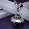 An original, one of a kind design, our locking submissive kitten bell is handcrafted with all the grace and discretion that My Secret Heart is known for. Wear this as a fashion piece or as a subtle submissive or pet play collar, either way you will look amazing!  Crafted in luxurious sterling silver and embellished with pretty pink Rhodochrosite, Amethyst nuggets, pearls and stardust beads, this will make your kitten feel so pretty! 