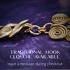 KYRO Locking Collar, Mandela Medallion, 14k Gold Filled {Interchangeable Medallion}