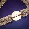 KYRO Locking Collar, Mandela Medallion, 14k Gold Filled {Interchangeable Medallion}