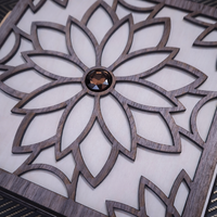 MANDALA PRESENTATION BOX {Walnut & Basswood}