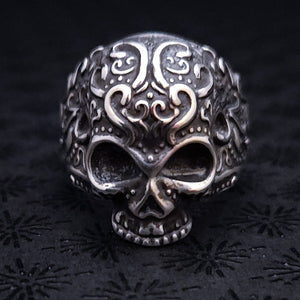 The Rager Ring looks like it may have been dug up from the depths of Hades. A moody blend of darkness and fury - but its exquisitely detailed floral adornments softly proclaim its heartfelt sophistication. My Secret Heart Studios