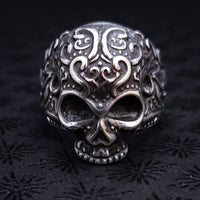 The Rager Ring looks like it may have been dug up from the depths of Hades. A moody blend of darkness and fury - but its exquisitely detailed floral adornments softly proclaim its heartfelt sophistication. My Secret Heart Studios