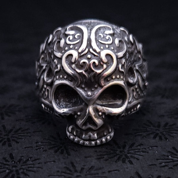 The Rager Ring looks like it may have been dug up from the depths of Hades. A moody blend of darkness and fury - but its exquisitely detailed floral adornments softly proclaim its heartfelt sophistication. My Secret Heart Studios
