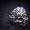 The Rager Ring looks like it may have been dug up from the depths of Hades. A moody blend of darkness and fury - but its exquisitely detailed floral adornments softly proclaim its heartfelt sophistication. My Secret Heart Studios
