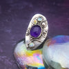 SOLD - One of A Kind Ring, Sterling, Amethyst, Opal and Swiss Blue Gems