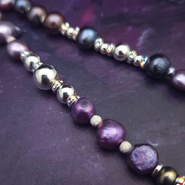 An original, one of a kind design, our locking submissive kitten bell is handcrafted with all the grace and discretion that My Secret Heart is known for. Wear this as a fashion piece or as a subtle submissive or pet play collar, either way you will look amazing!  Sumptuous fresh water pearls and sterling silver give this piece a luxurious finish, guaranteed to make your kitten purr with delight! By My Secret Heart Studios