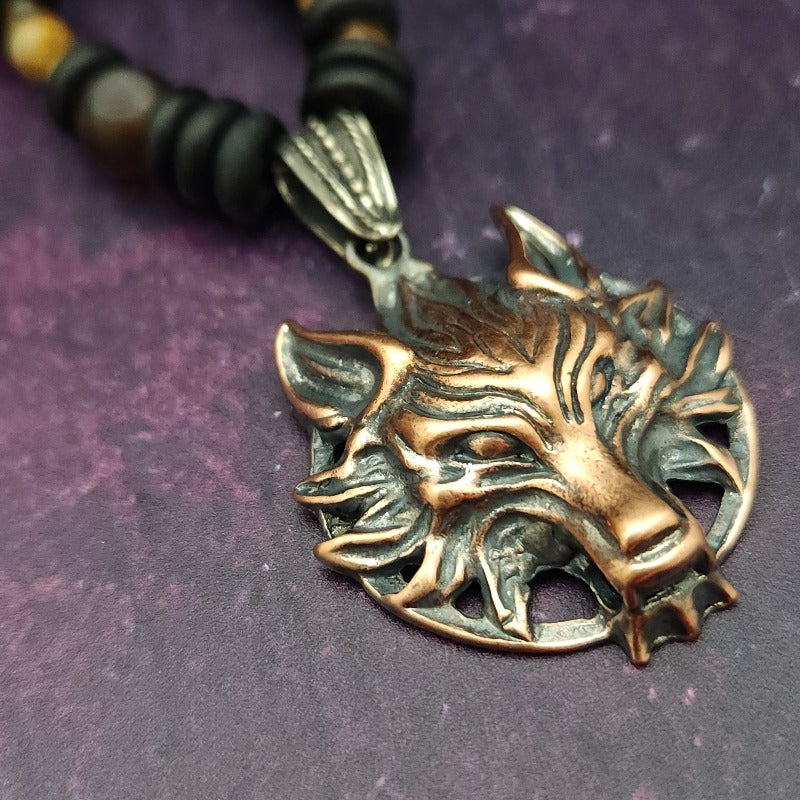 Unleash your inner warrior with the PROWLER Wolf Necklace! This one-of-a-kind necklace features an ultra-durable stainless steel wolf pendant, paired with rare ancient-looking gemstones. Conquer any challenge with its bold asymmetrical design, transporting you to the rugged land of the Nordic spirit. Dare to take a leap of faith and unlock your strength!