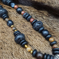 * READY TO SHIP Wolf Necklace, PROWLER, One of a Kind