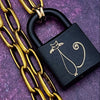 PARISAN KITTY SILHOUETTE Lock for your pretty pussycat!