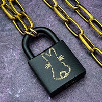 ADORABLE BUNNY BUTT Lock for your Rope Bunny!