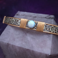 PRIVATE LISTING for Molli, Bel Fiore Collar with Opal