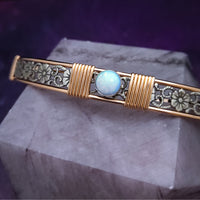 PRIVATE LISTING for Molli, Bel Fiore Collar with Opal