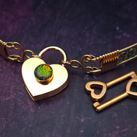 PRIVATE LISTING for Molli, Bel Fiore Collar with Opal