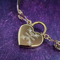 CUSTOM DESIGNED DEKKA COLLAR & CUFF with REMOVEABLE CHARMS by MY SECRET HEART STUDIOS