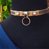 CUSTOM DESIGNED DEKKA COLLAR & CUFF with REMOVEABLE CHARMS by MY SECRET HEART STUDIOS