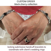 Custom order PRIVATE LISTING for HF, MY SECRET HEART STUDIOS' Black Cherry Blossoms Collection.