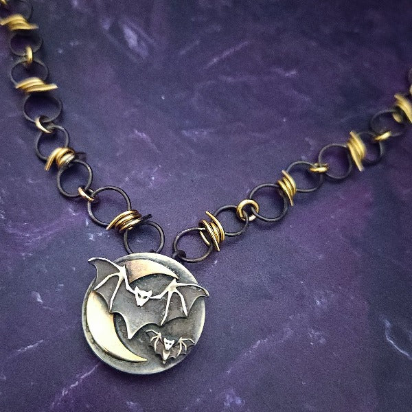 The locking submissive barbed collar can be worn with or without the medallion, and the medallion can be worn on other collars and chains. By My Secret Heart Studios