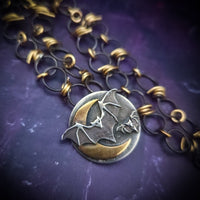 The locking submissive barbed collar can be worn with or without the medallion, and the medallion can be worn on other collars and chains. By My Secret Heart Studios