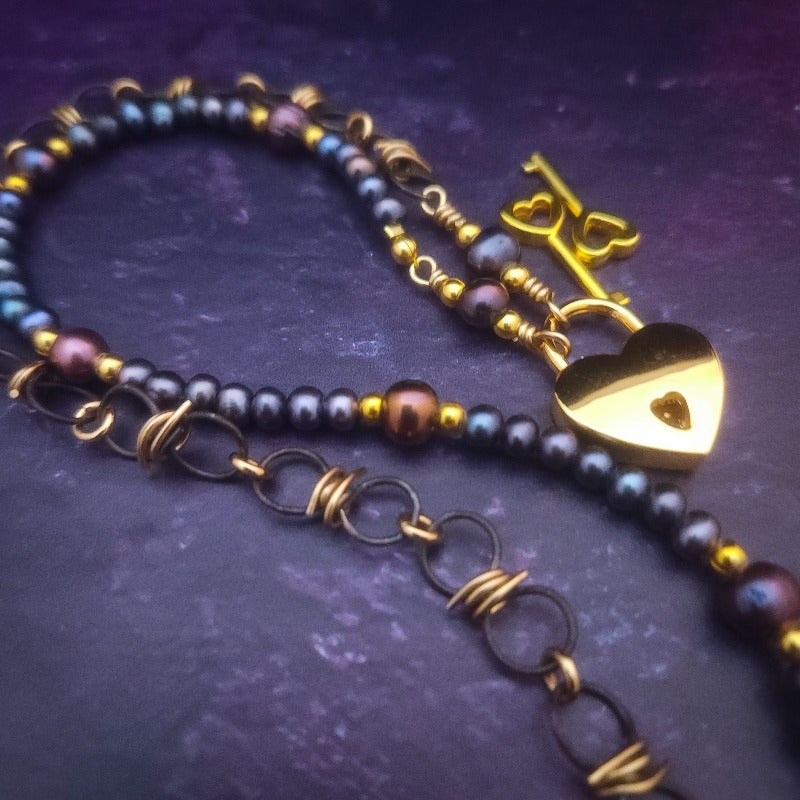 Pearl go together with Barbed Wire like Pleasure and Pain, lol. We went a bit crazy and mixed these two up. So Your sub will look pretty, even if there's just a bit of pain. By My Secret Heart Studios