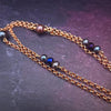 KITTEN BELL, KINKI, Flame Kissed Copper & Crystals, Locking Submissive Style or Traditional {Ready to Ship)