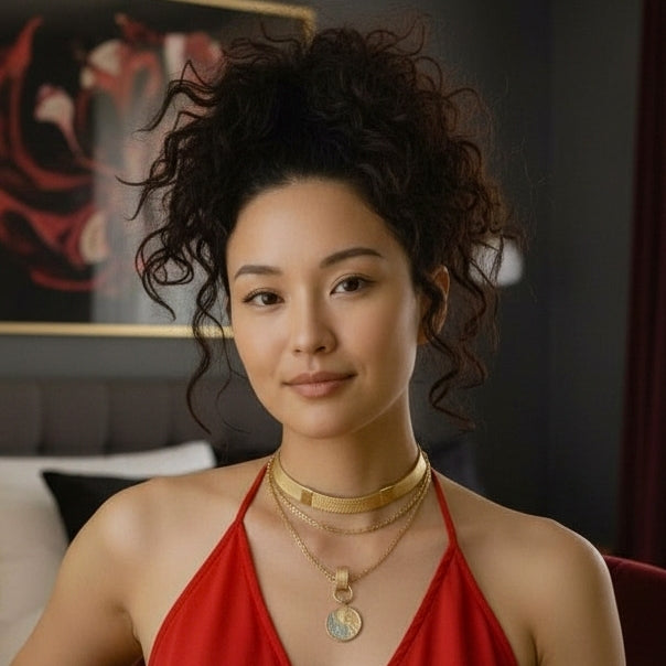 CÉLESTE Yin and Yang CONVERSION Collar with Slide