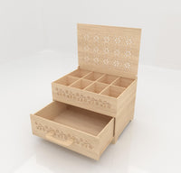 WOODLAND Storage or Jewelry Box with FREE ENGRAVING