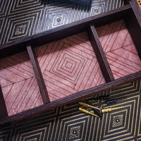 THE HEIRLOOM  CRIBBAGE GAME SET with STORAGE BOX -  Teak, Oak and Walnut Stains - from THE NAVARRI GAME COLLECTION