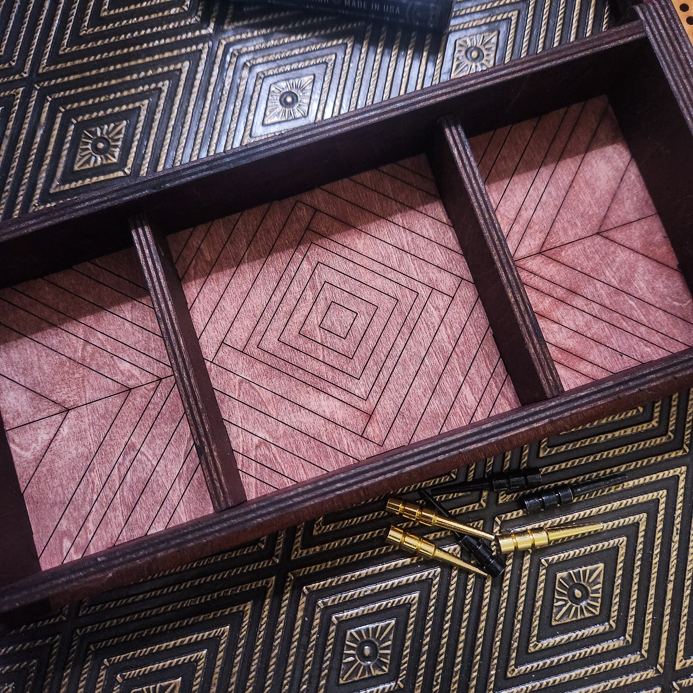 THE HEIRLOOM  CRIBBAGE GAME SET with STORAGE BOX -  Teak, Oak and Walnut Stains - from THE NAVARRI GAME COLLECTION